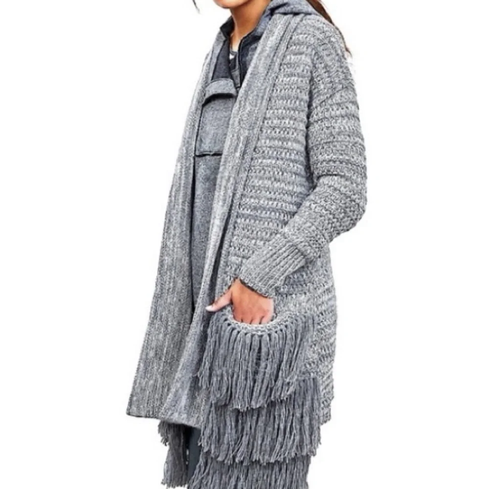 BANANA REPUBLIC Fringe Cardigan R. $168 - Picture 10 of 11